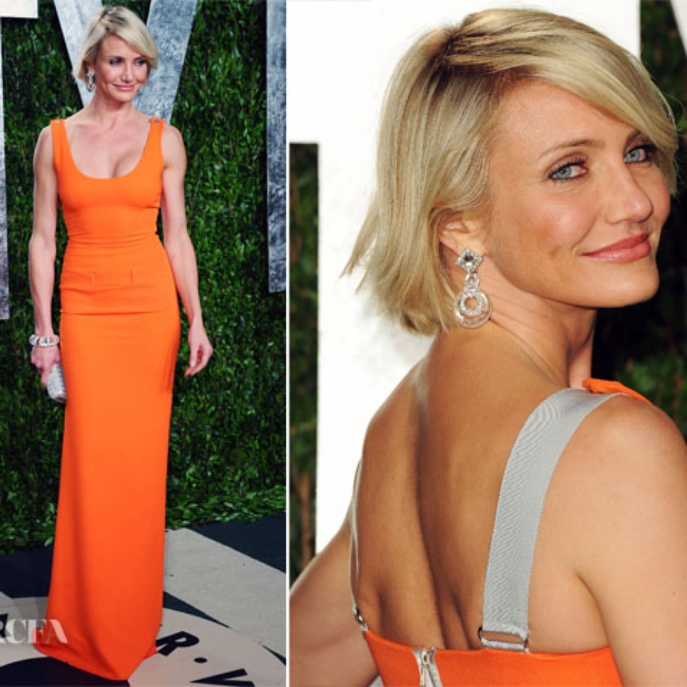 Victoria Beckham gown as seen on Cameron Diaz